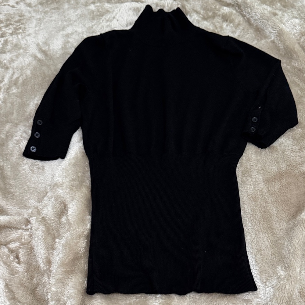 Express Black Turtleneck Top